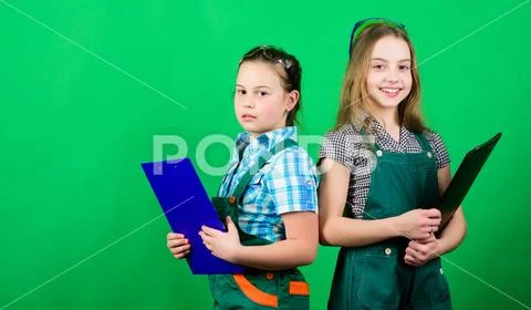 Safety expert. Future profession. Child care development. Builder engineer Stock Photos
