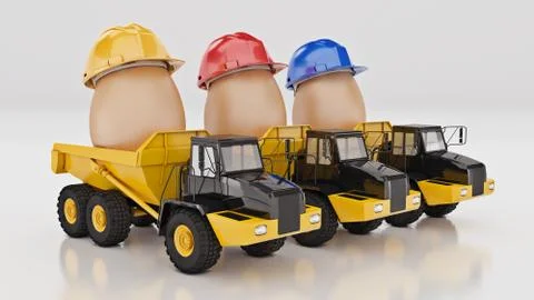 Safety first concept. 3d rendering Stock Illustration