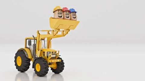 Safety first concept. 3d rendering Stock Illustration