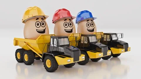 Safety first concept. 3d rendering Stock Illustration