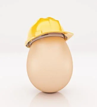 Safety first concept. 3d rendering Stock Illustration