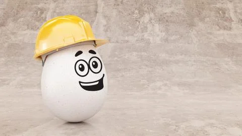 Safety first concept. 3d rendering Stock Illustration