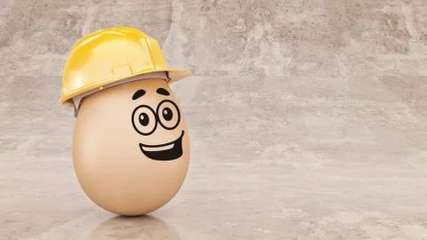 Safety first concept. 3d rendering Stock Illustration