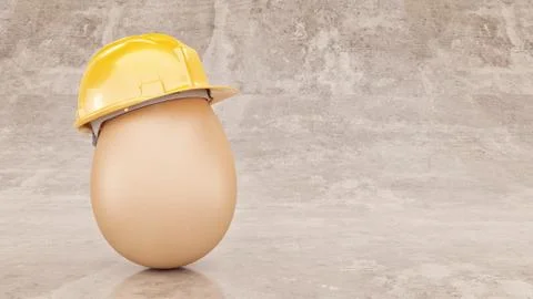 Safety first concept. 3d rendering Stock Illustration