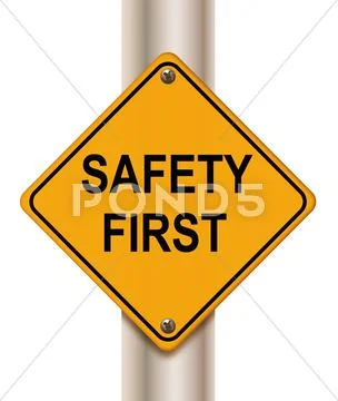 Safety first Stock Illustration