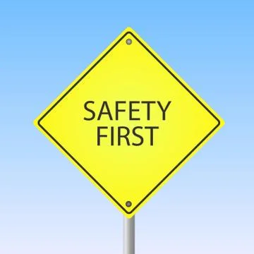 Safety First Stock Illustration