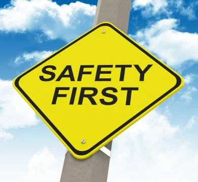 Safety first Stock Illustration