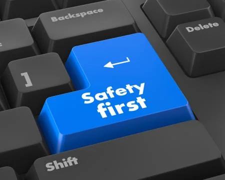 Safety first Illustration