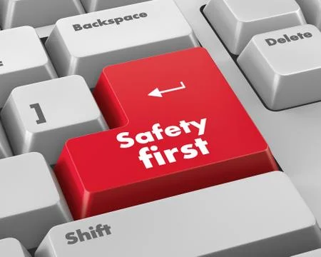 Safety first Stock Illustration