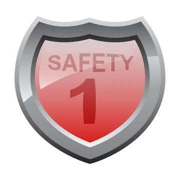 Safety First Label Stock Illustration