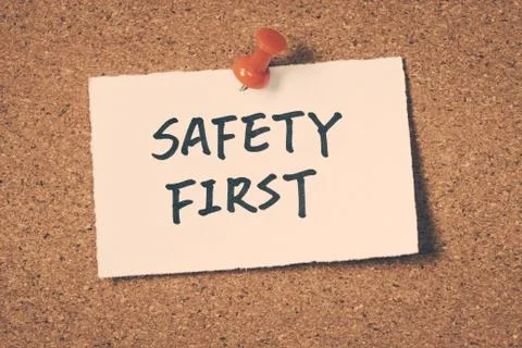 Safety first Stock Photos