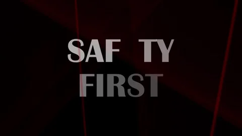 Safety first sign Stock Footage 325676042