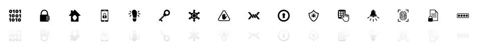 Safety - Flat Vector Icons Stock Illustration