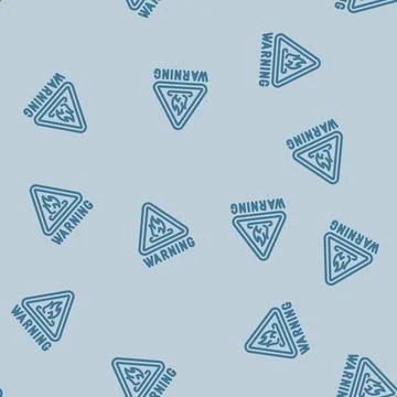 Safety gas service line vector seamless pattern Stock Illustration