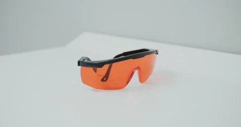 Safety glasses for doctors Stock Footage 140178668