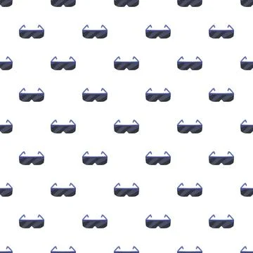 Safety glasses pattern for eye protection background イラスト素材