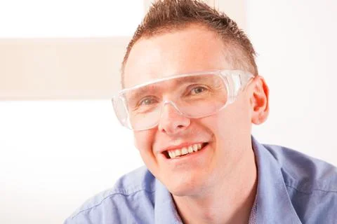 Safety glasses Stock Photos