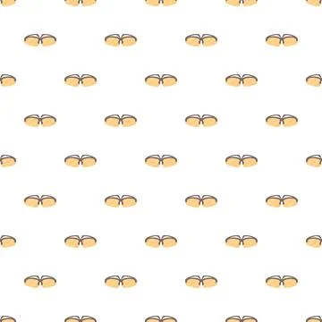 Safety glasses protective equipment repeating pattern background Stockillustratie