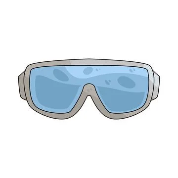 Safety Goggles illustration Illustrazione stock
