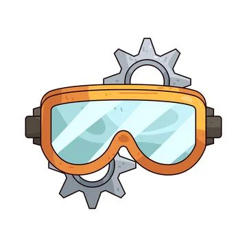 Safety Goggles illustration イラスト素材