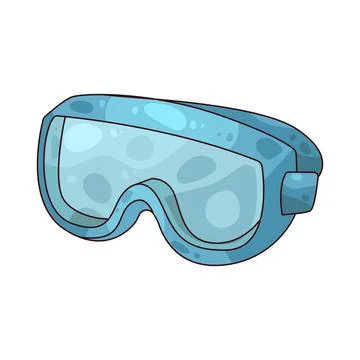 Safety Goggles illustration Illustrazione stock