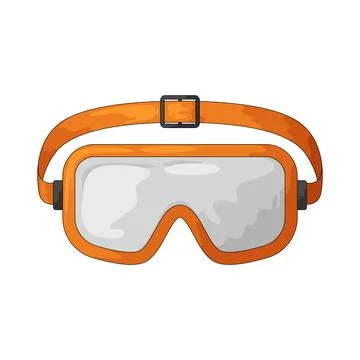 Safety Goggles illustration Illustrazione stock