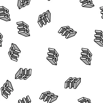 Safety grating metal vector seamless pattern Stock Illustration