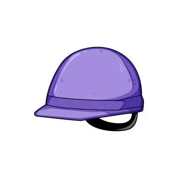 Safety hard hat cartoon vector illustration Stock Illustration