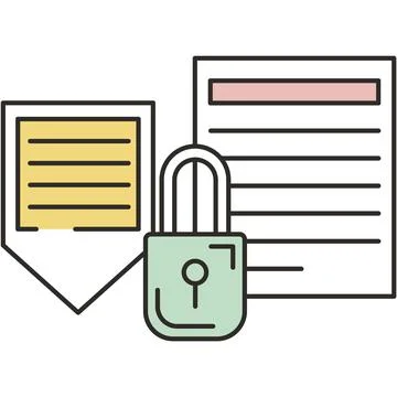 Safety icon vector internet guard data secure Stock Illustration