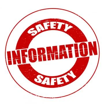 Safety information Stock Illustration