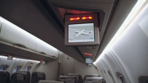Safety instructions on the screen plane. slow motion from 50 fps Full HD Stock Footage 72177253