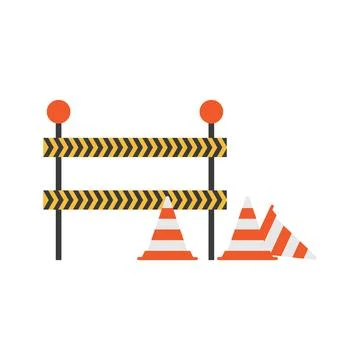 Safety line design Stock Illustration