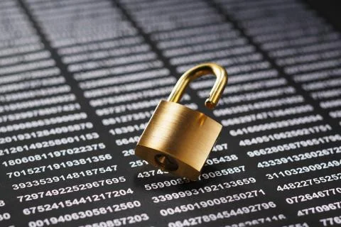 Safety lock and security codes Stock Photos