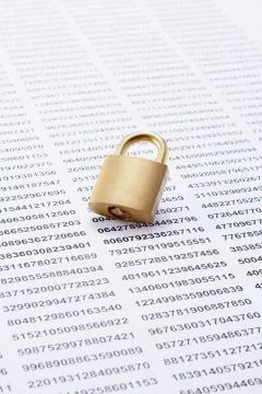 Safety lock and security codes Stock Photos