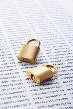 Safety locks and security codes Stock Photos