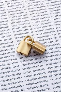 Safety locks and security codes 스톡 사진