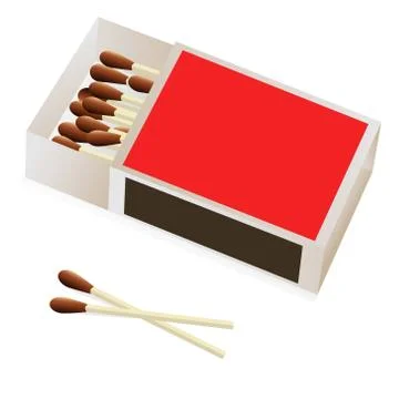 Safety match Stockillustratie