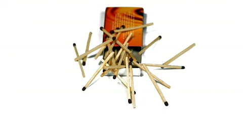 Safety matches Stock Footage