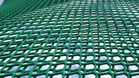 Safety net made of ropes. Stock Footage 182796542