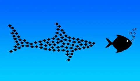 Safety in numbers Stock Illustration