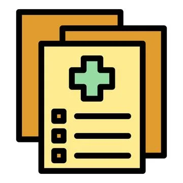 Safety pass icon vector flat Stock Illustration