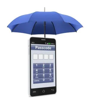 Safety of personal data 库存插图