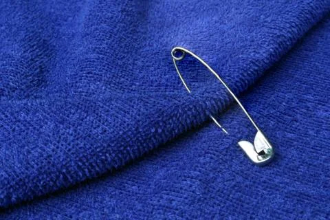 Safety pin background Stock Photos