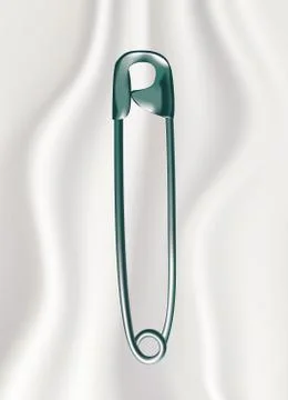 Safety pin Stock Illustration