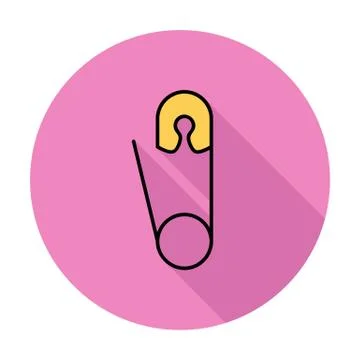 Safety pin Stock Illustration