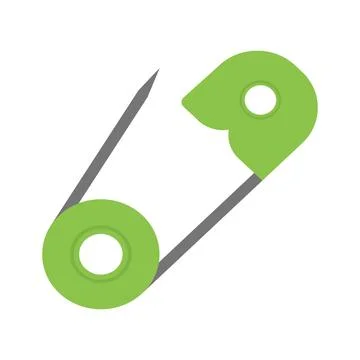 Safety Pin Illustrazione stock