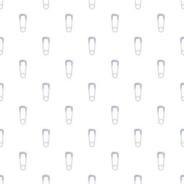 Safety pin seamless pattern creating textile background texture Stock Illustration