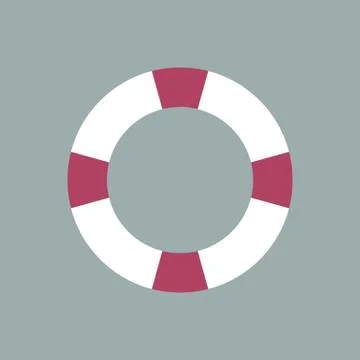 Safety ring icon, vector Stock Illustration