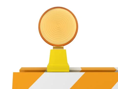 Safety roadblock Illustrazione stock