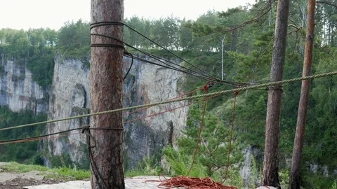 Safety ropes Stock-Footage 80526237